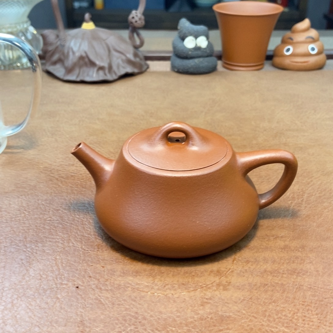 紫砂茶壶柱瓢紫砂壶