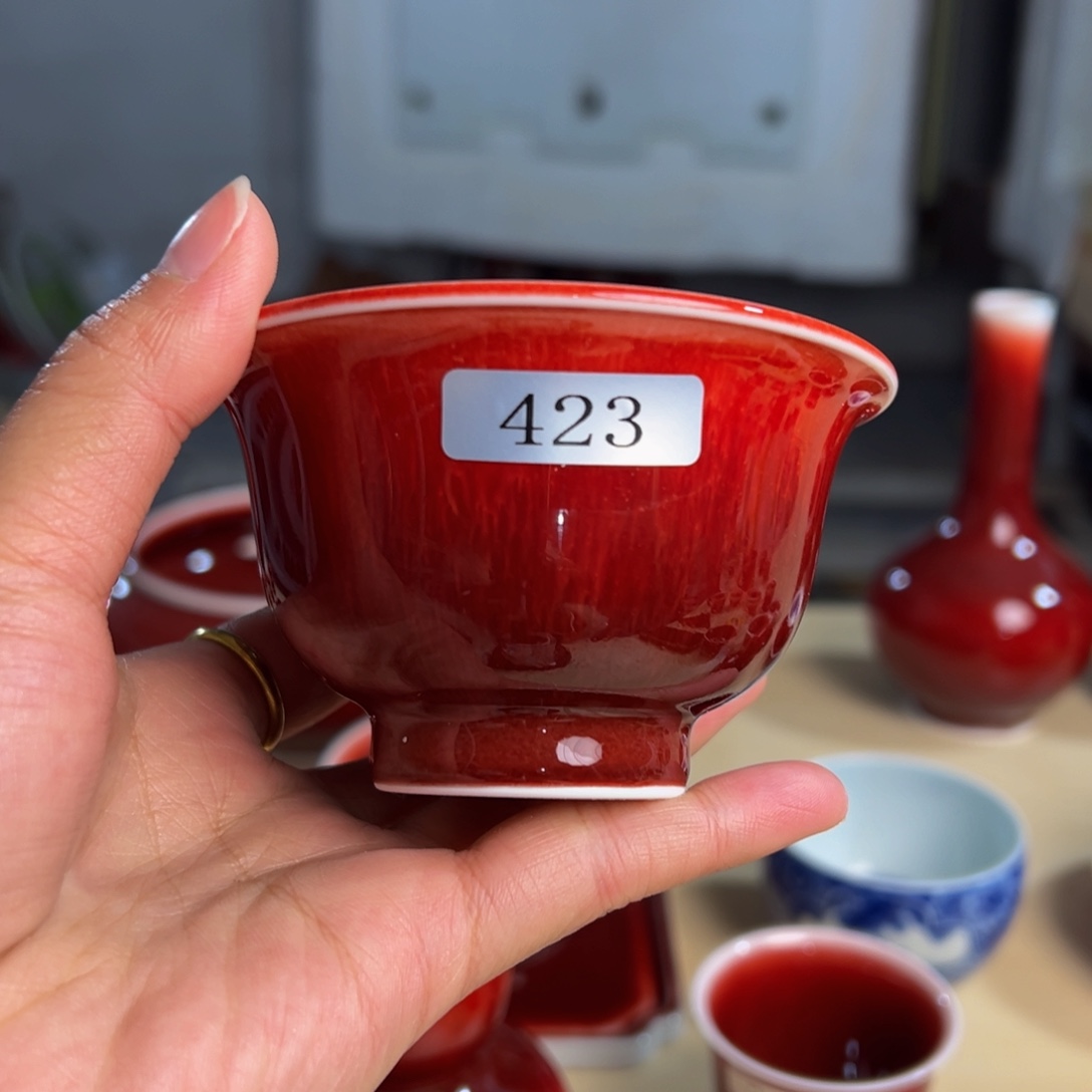 檀***白陶景德镇陶瓷郎红精品