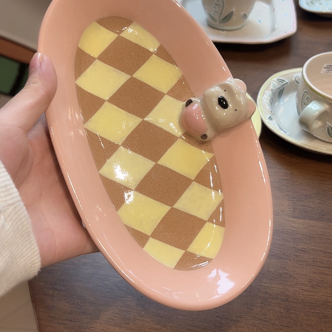 *****陶瓷艺术王尧手作盘子陶瓷