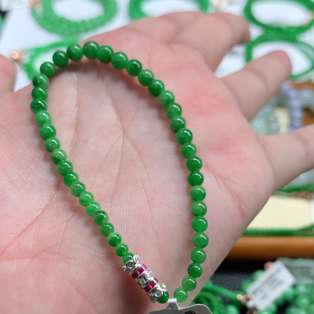 翡翠未镶嵌手链翡翠