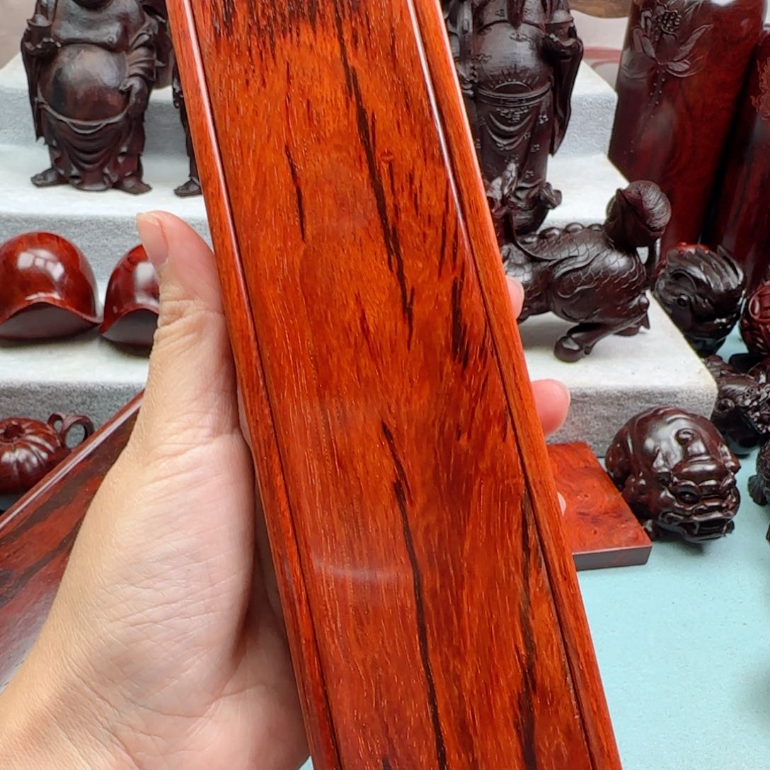 小叶紫檀把件信*首饰盒