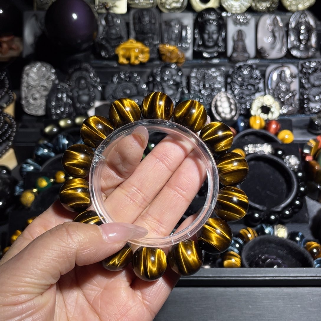 ****中木变石（虎睛石）未镶嵌手链