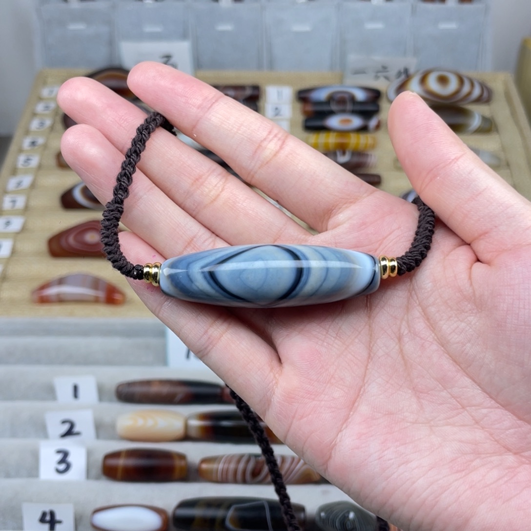 玛瑙/玉髓合金颈饰