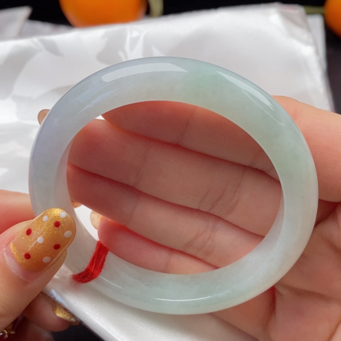 翡翠未镶嵌手镯55.7圈口