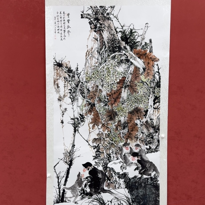 国画书画作品多次参加