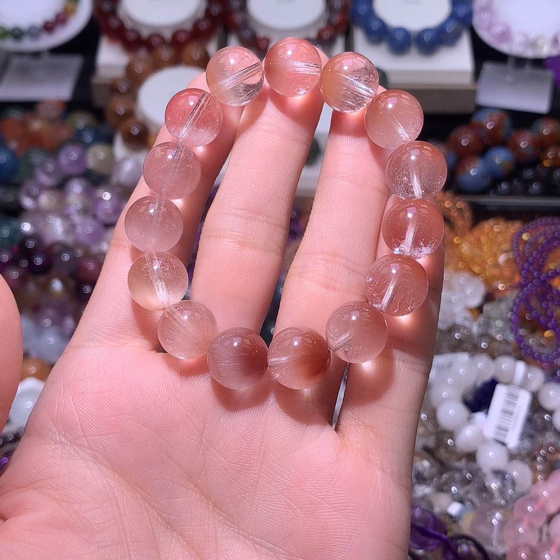 水晶未镶嵌手链兔毛