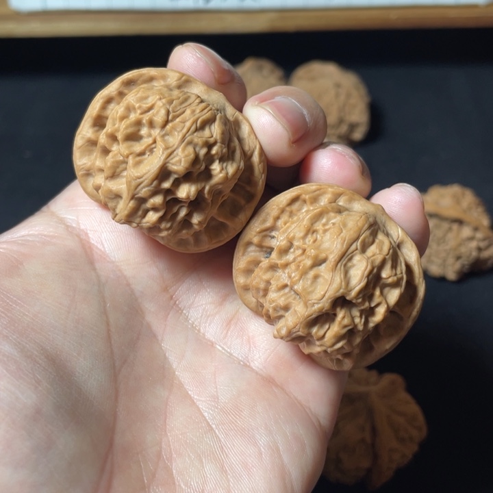 把件文玩核桃野狼40.5mm