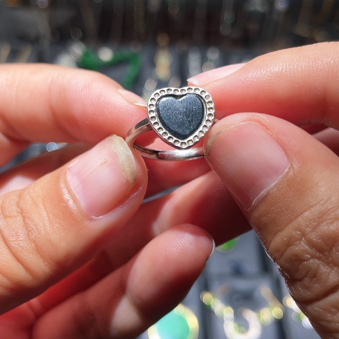 翡翠银S925镶嵌颈饰