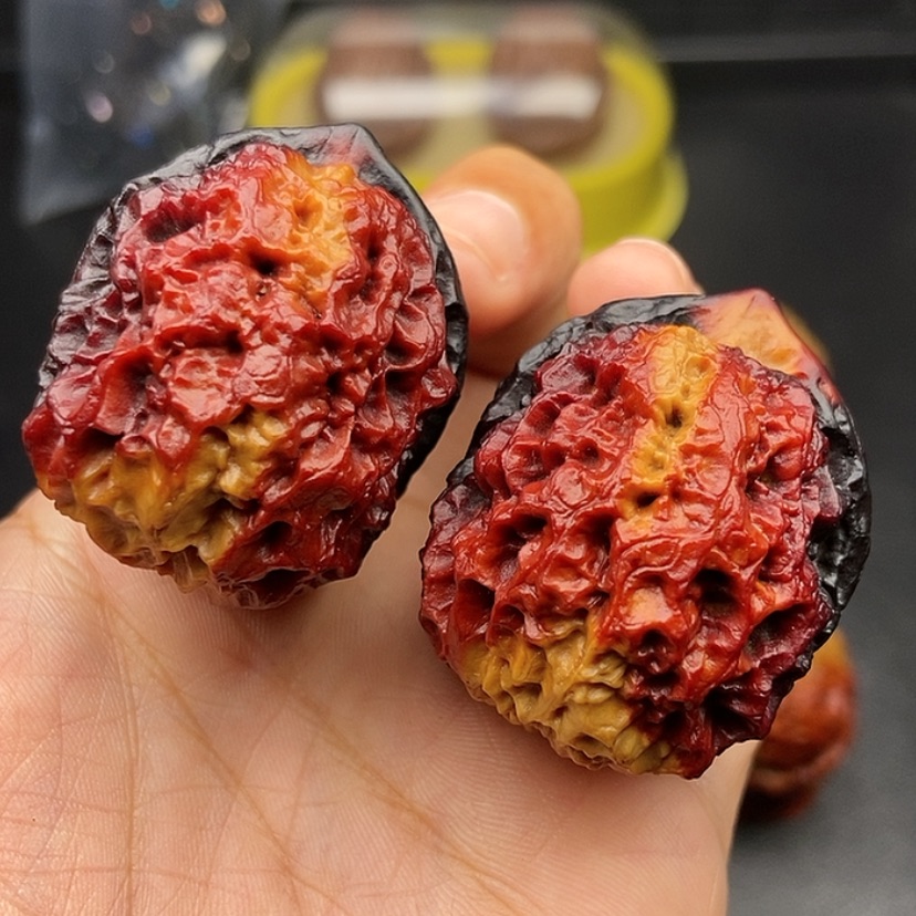 【闪购商品】把件文玩核桃40尺铁狮子球