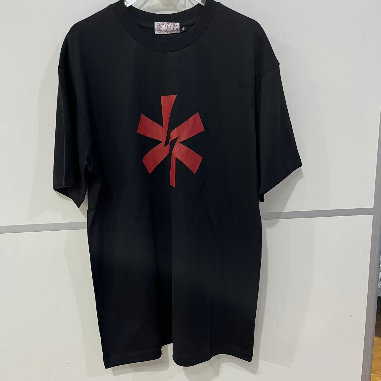 610/9646/110 贴布撞色短袖韩系复古小众高级感T恤