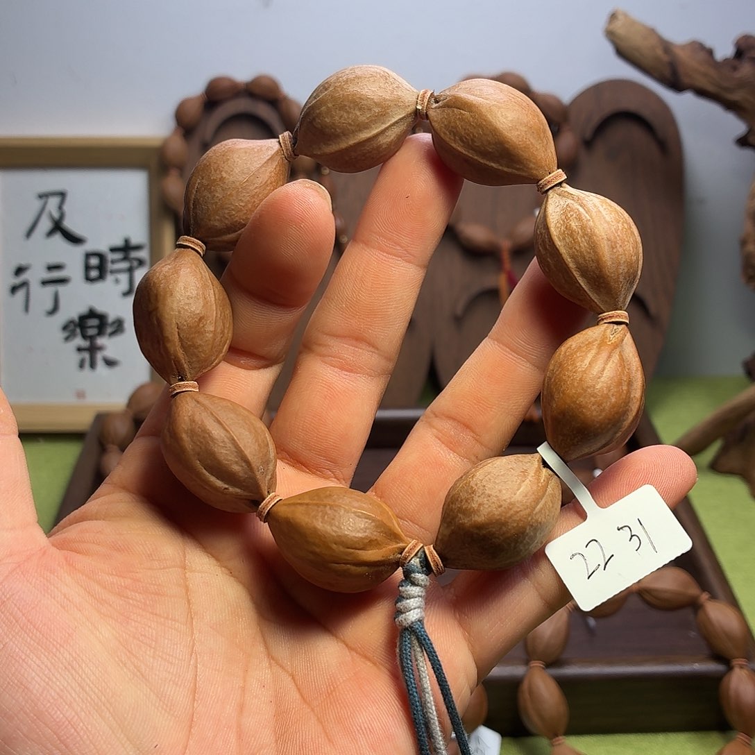 大***！手串/手链橄榄核原生态梅林铁核2231