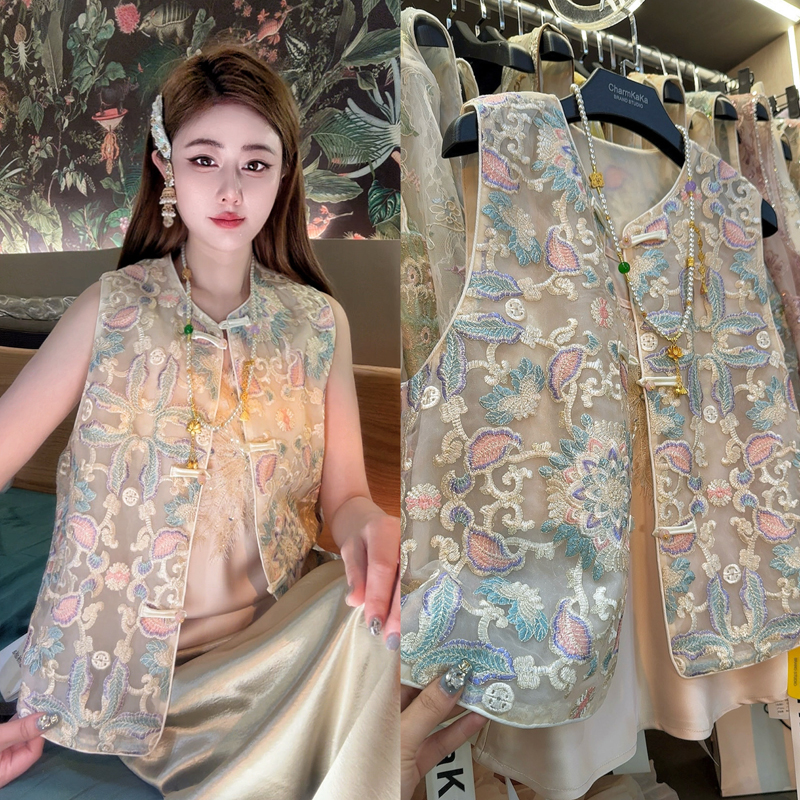 【卡妈专享】8-70大码新中式国风上衣2025女新款