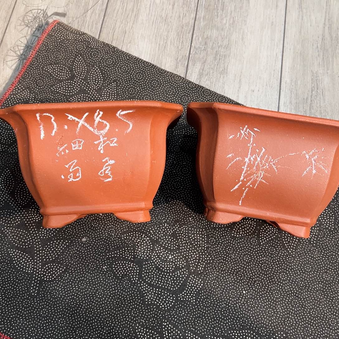 时***光天心紫砂手工花盆