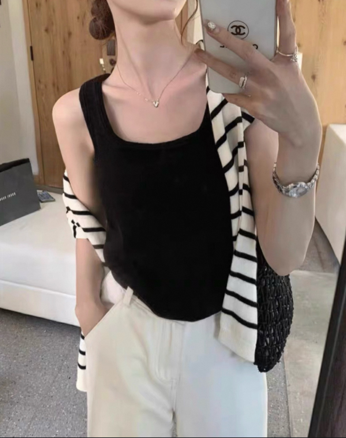 08013 衣长30 简约时尚女吊带