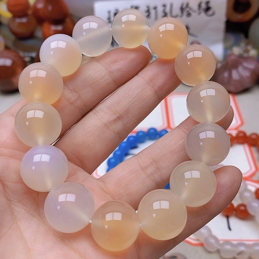【闪购商品】未镶嵌玛瑙/玉髓珠宝半成品蔡*