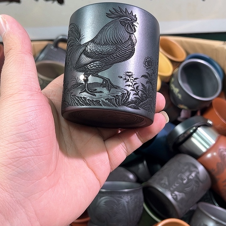 茶杯紫砂全手工紫砂主人杯