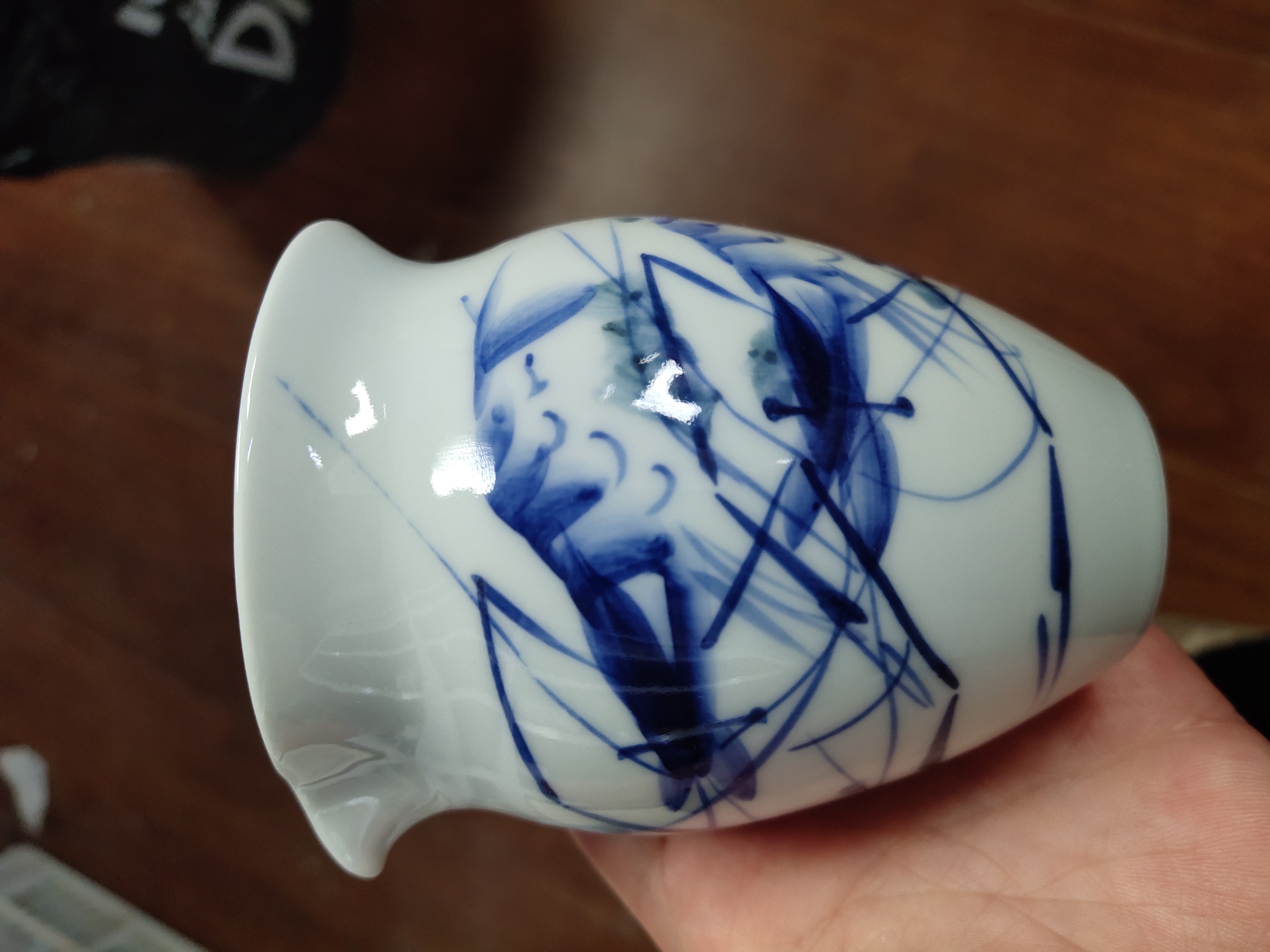 微瑕虾趣公道杯子