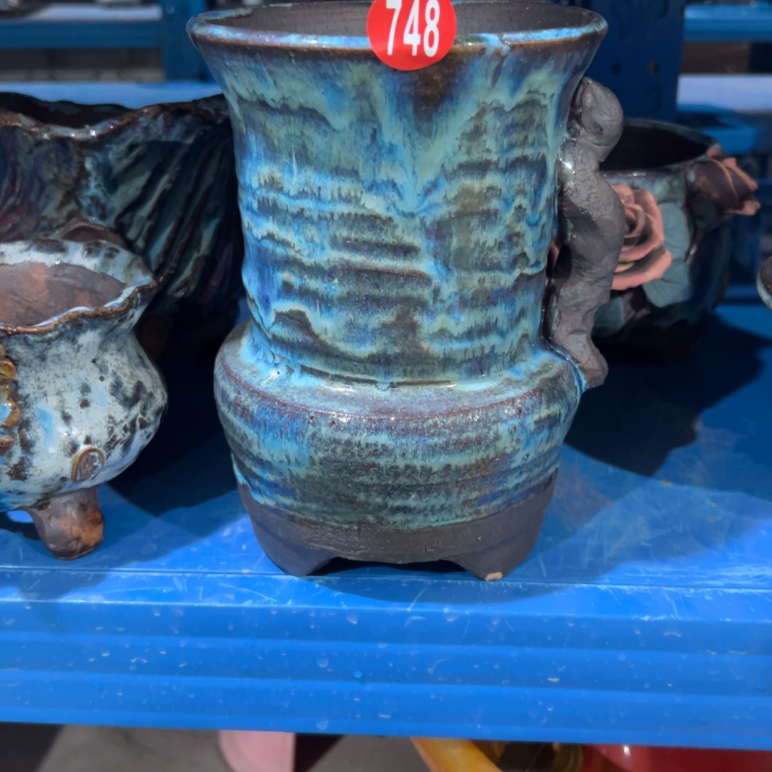 748 号陶然花器手工花盆