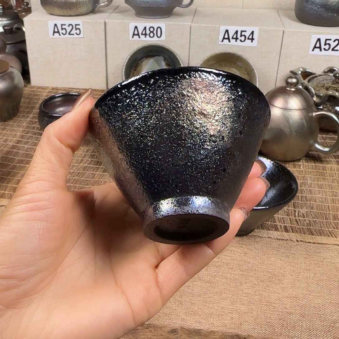 云南建水紫陶古法柴烧壶