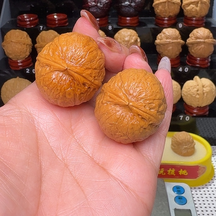 文玩核桃把件胖头陀34尺…………11号