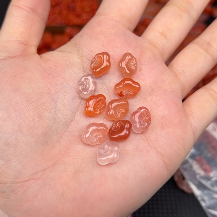 南红玛瑙未镶嵌吊坠(不含链)