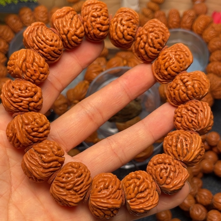 桃核手串龙纹桃核15
