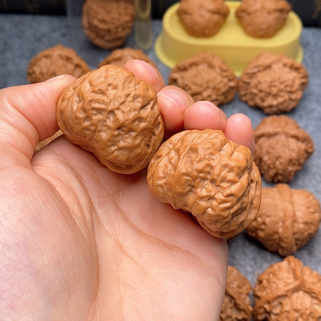 文玩核桃把件水晶蛤蟆37全品