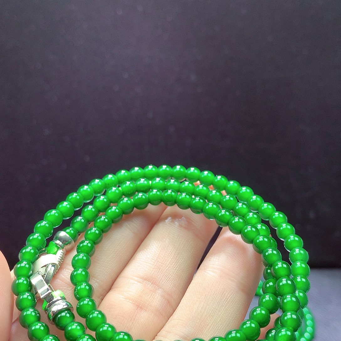 翡翠手链未镶嵌项链