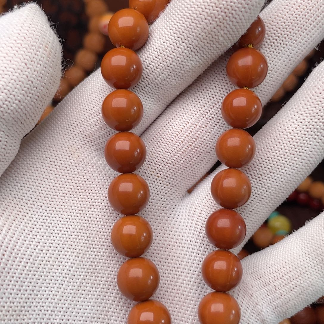 猴头核桃吊坠光珠