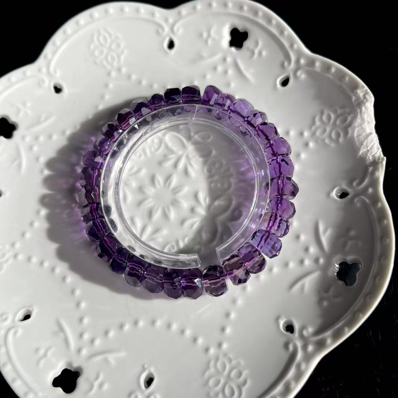 【大鱼甄选】紫水晶配件手串ZW83多样性发其一