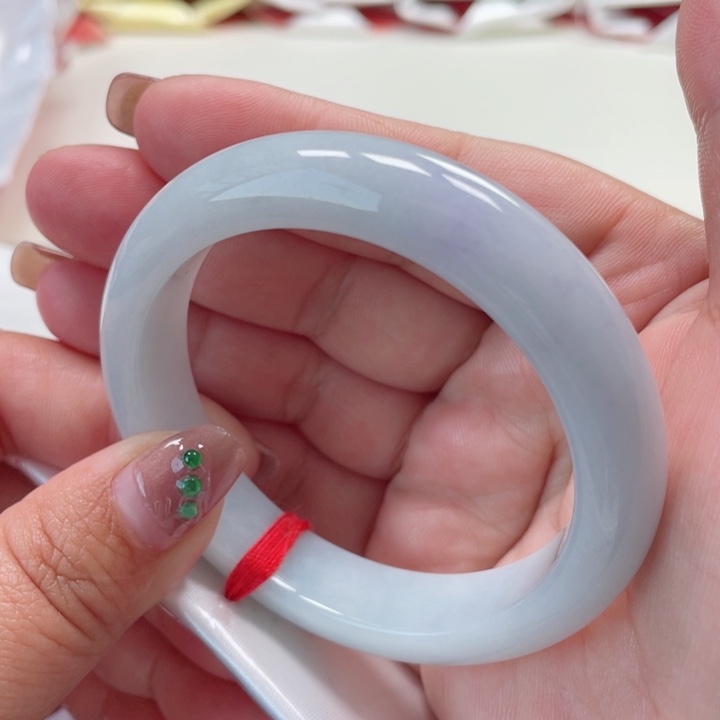 翡翠手镯未镶嵌缅甸翡翠手镯56圈