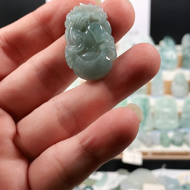 吊坠(不含链)未镶嵌翡翠25生肖狗