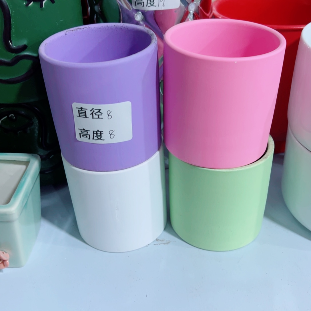 有孔，陶瓷花盆满10米包邮发货