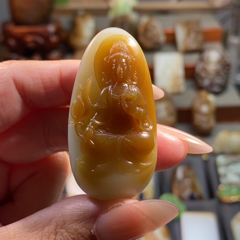 【闪购商品】和田玉（糖玉）颈饰未镶嵌