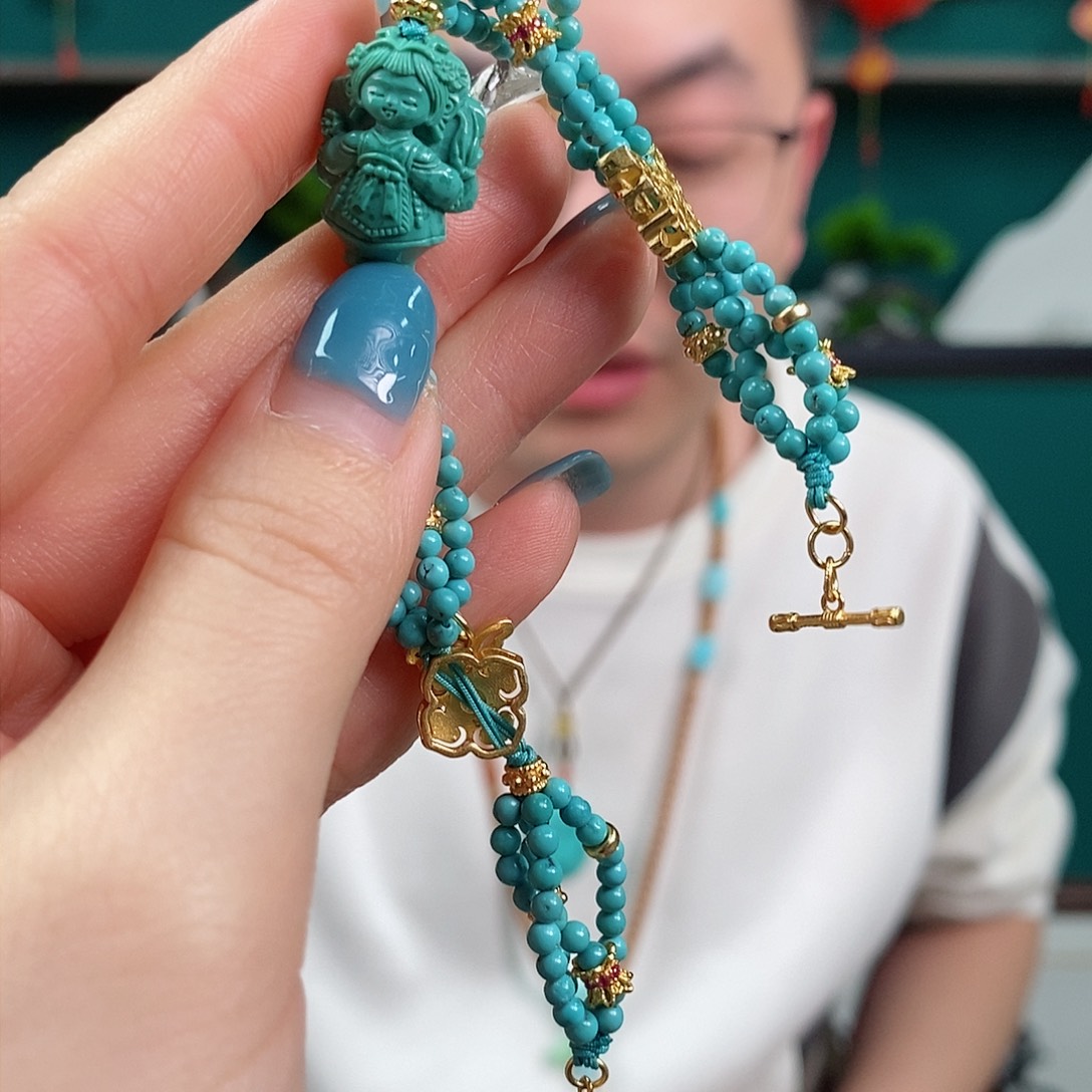 绿松石珠宝奇石未镶嵌