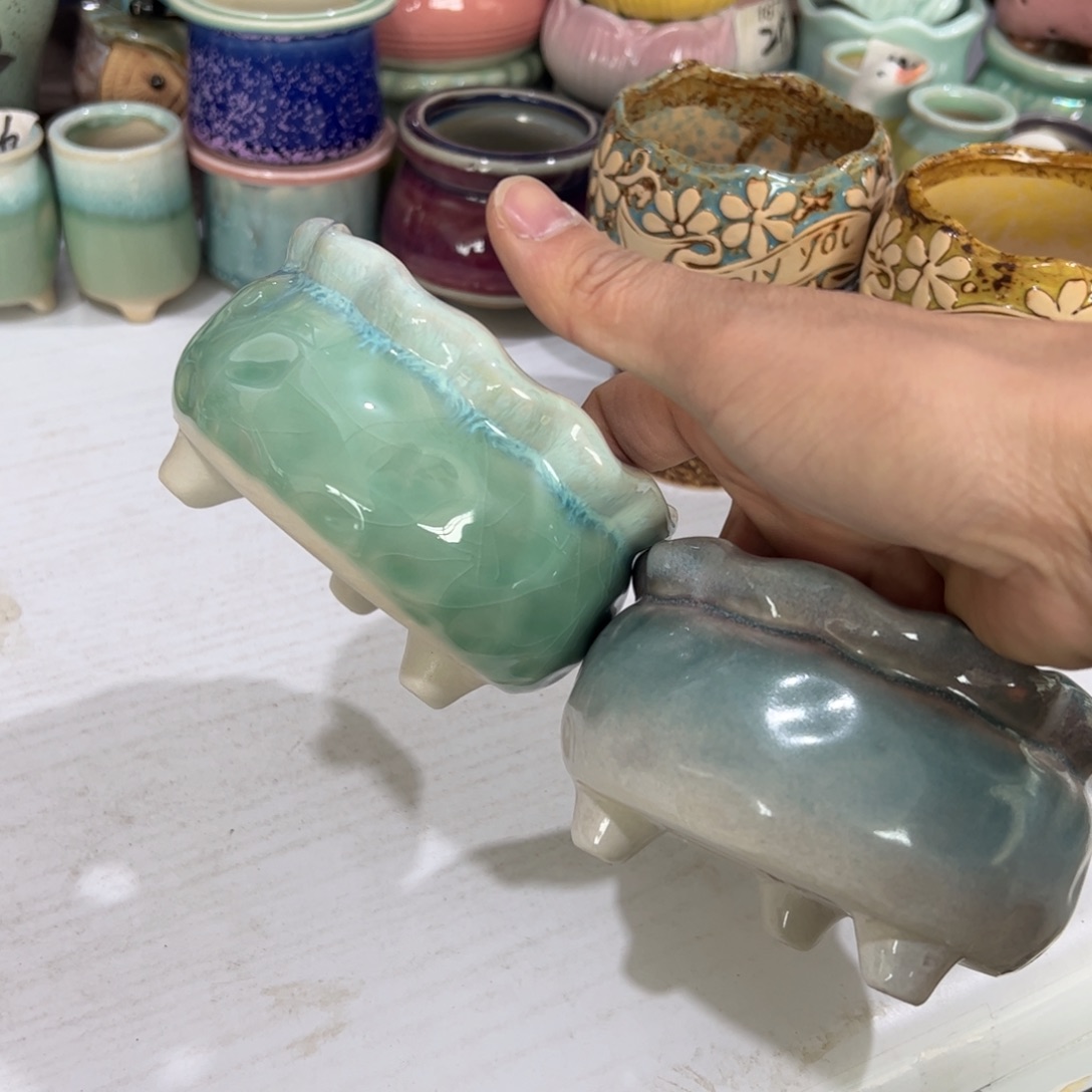 陶瓷陶瓷多肉花盆@@1967