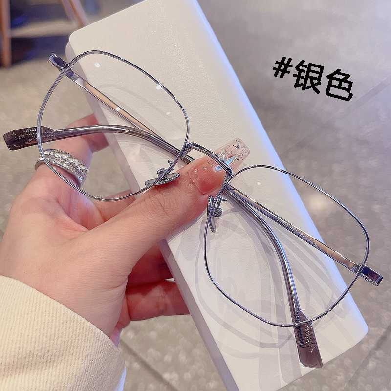 【工厂直销】-时尚复古眼镜男-批发眼镜架多边眼镜框时尚近视眼镜