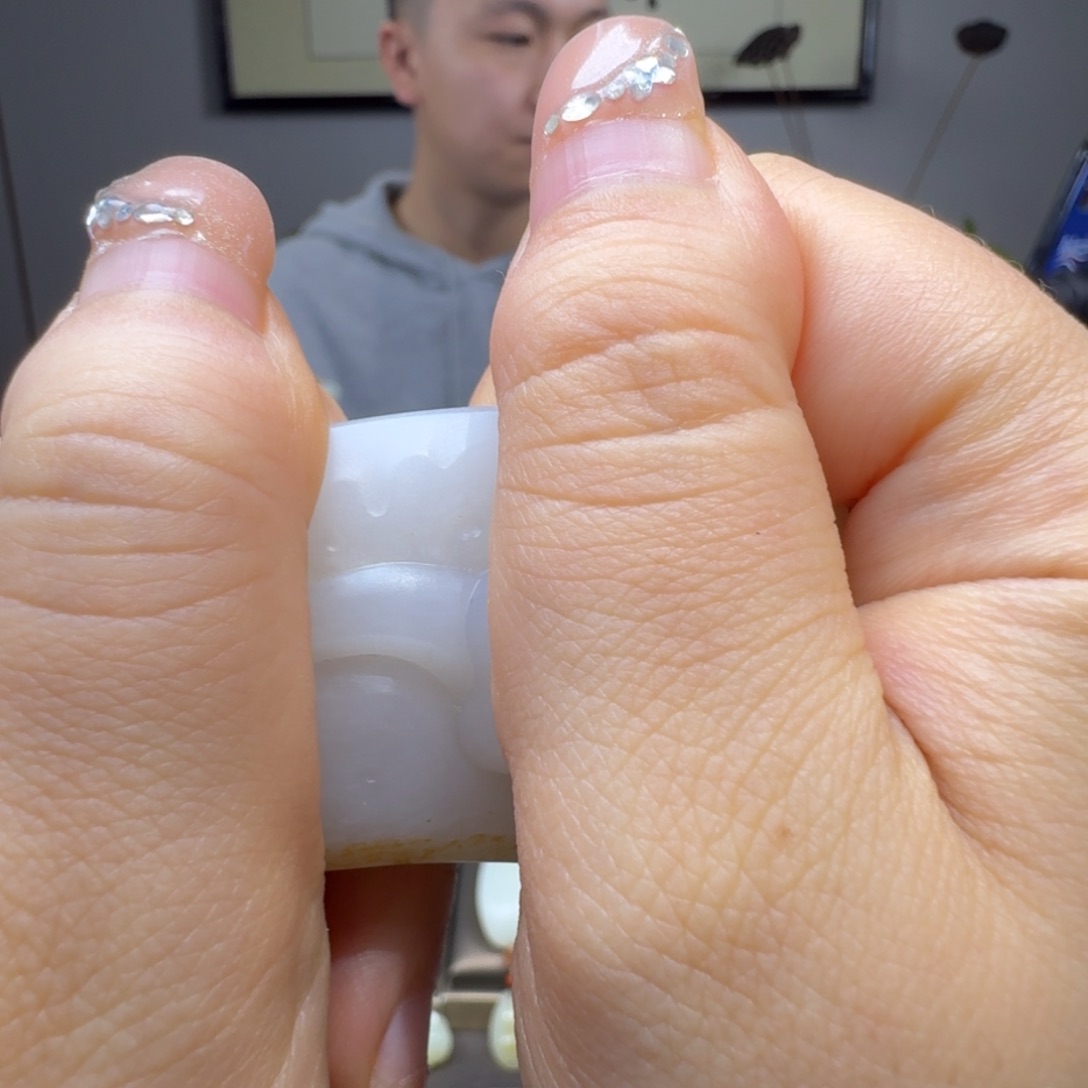 和田玉未镶嵌挂件阳*