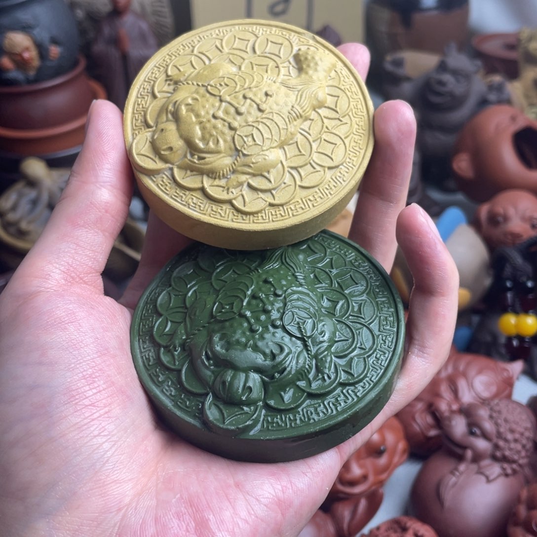 紫砂茶宠紫砂瑕疵