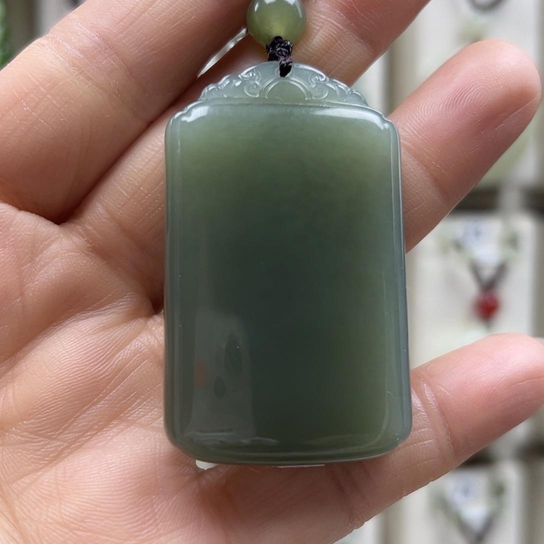 —***—和田玉未镶嵌颈饰