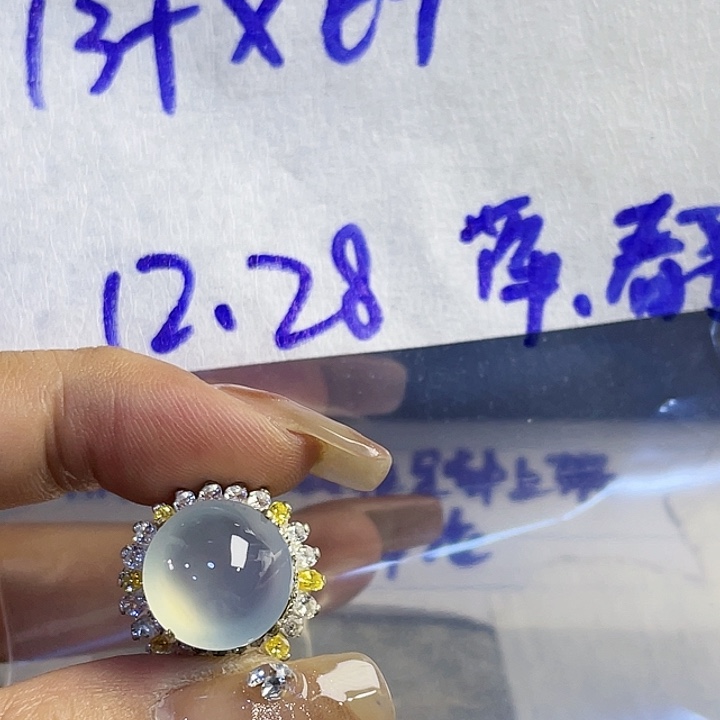 春***子定制翡翠未镶嵌8655555887854888