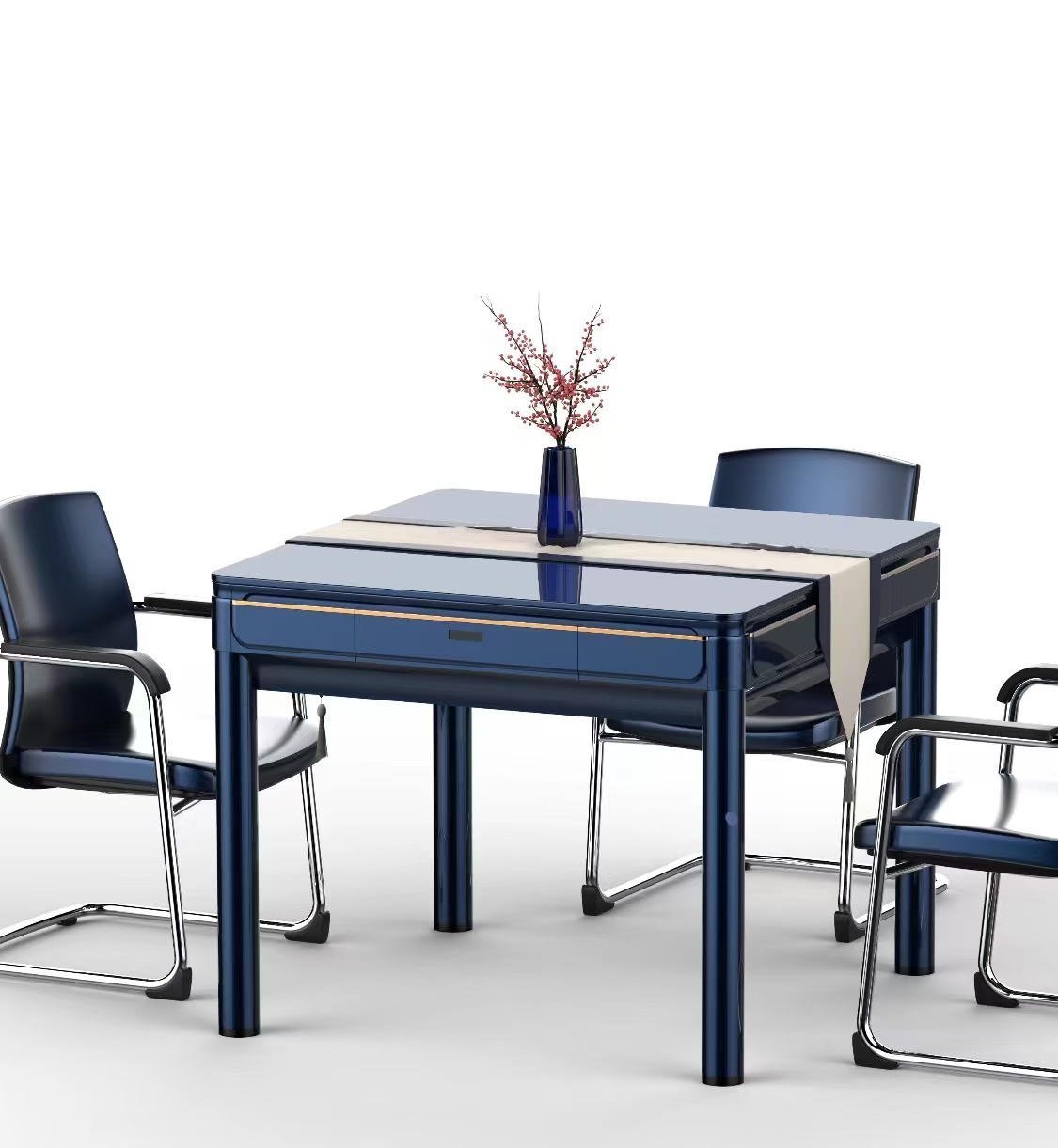 高端静音全自动麻将机餐桌两用低噪音升级款樱花烤漆麻将机桌