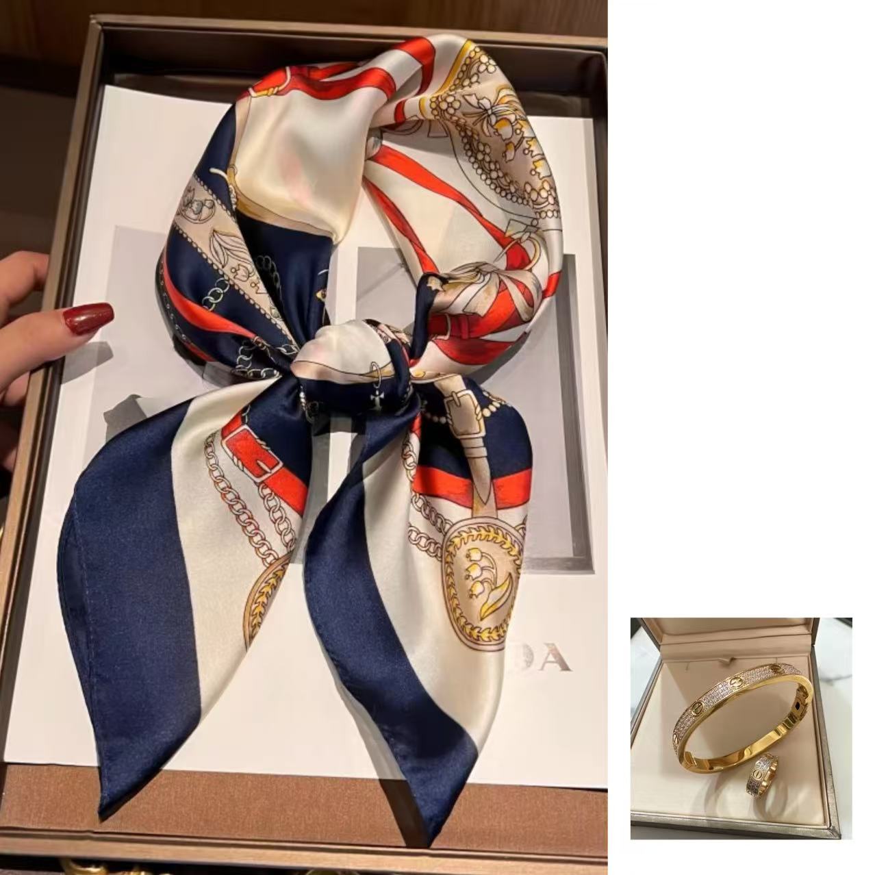 时尚-满天星镯戒指-围巾