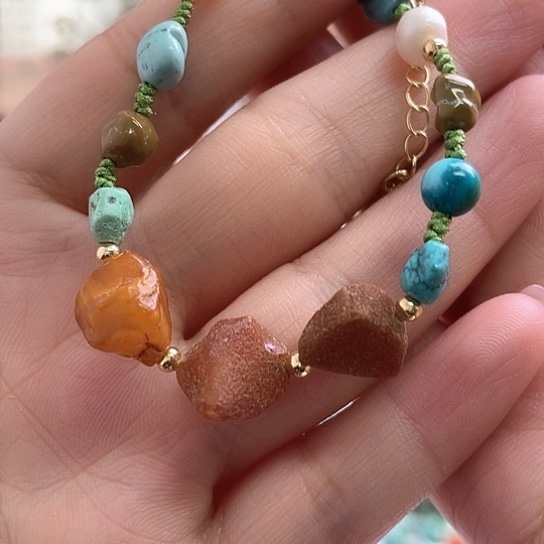 未镶嵌绿松石珠宝奇石