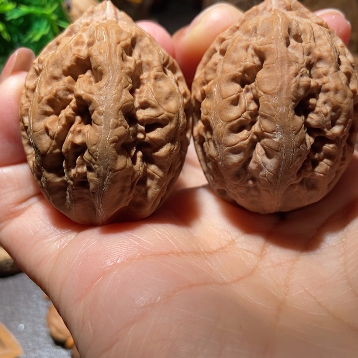 把件文玩核桃东北楸子小雪53