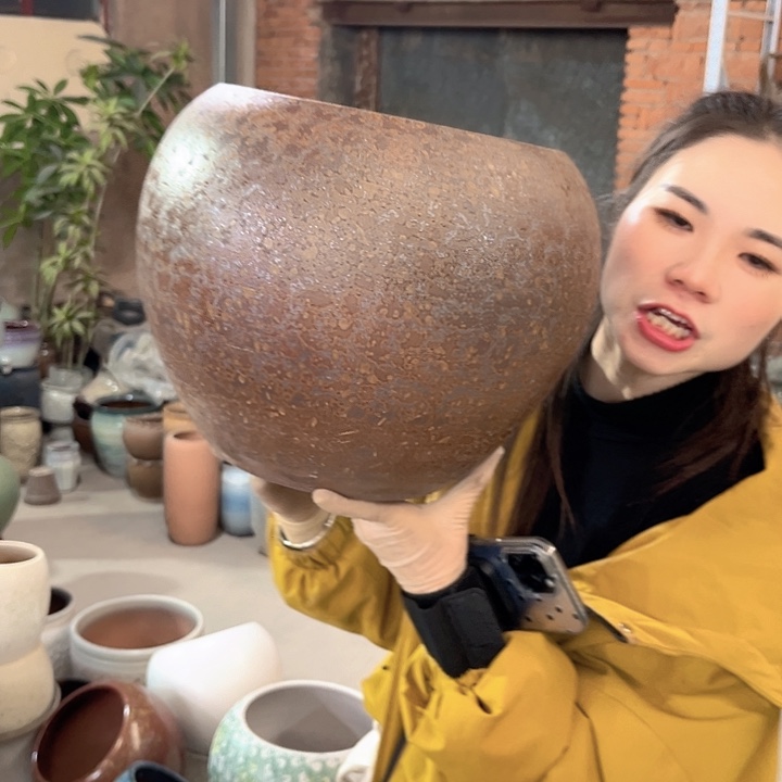 正品口24高27花盆……