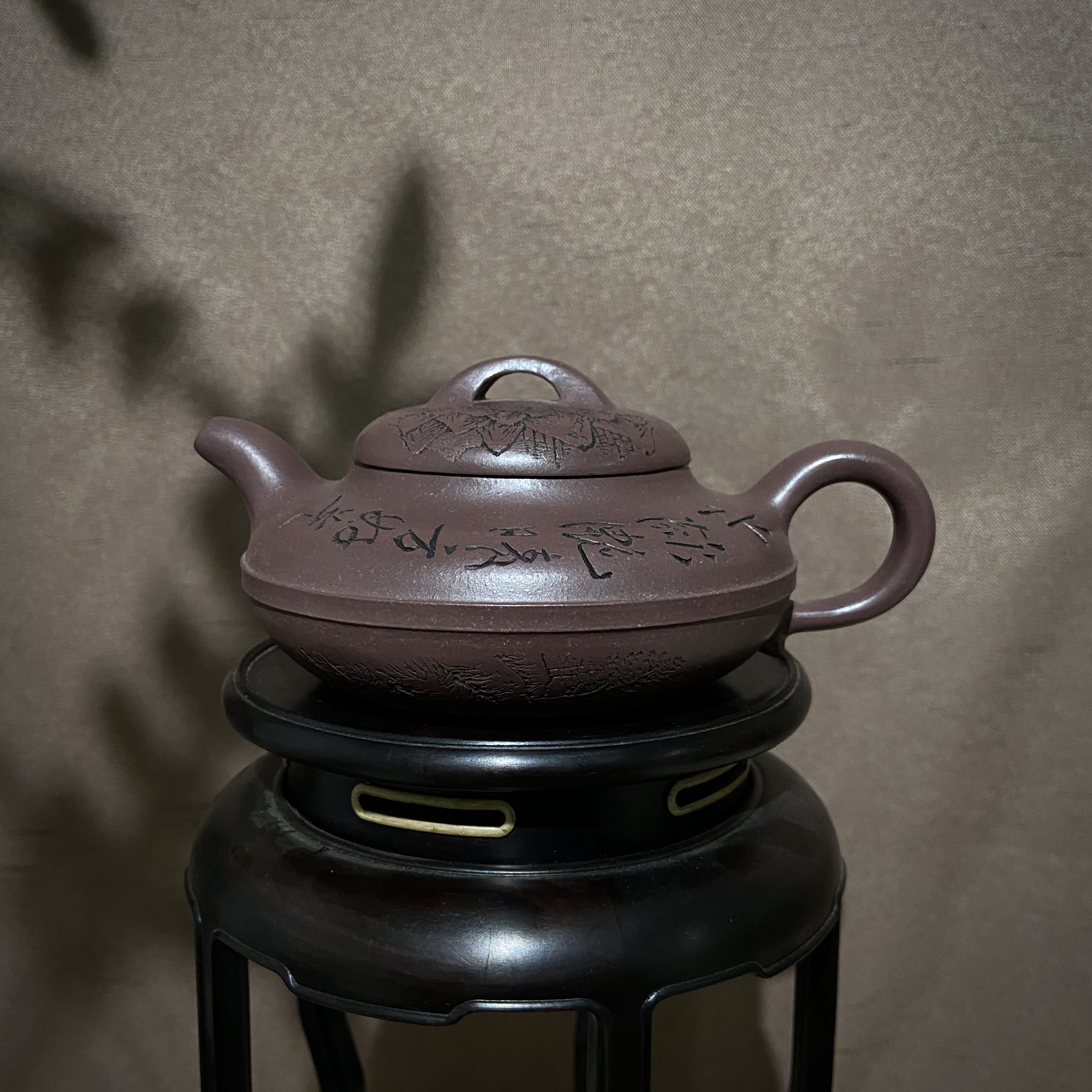 宜兴手工紫砂陶 茶壶GS3399-3