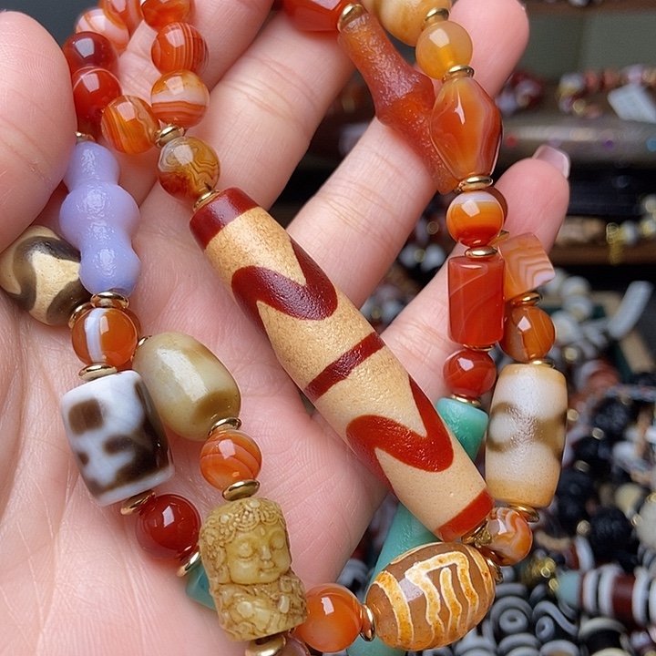 玛瑙/玉髓未镶嵌手链