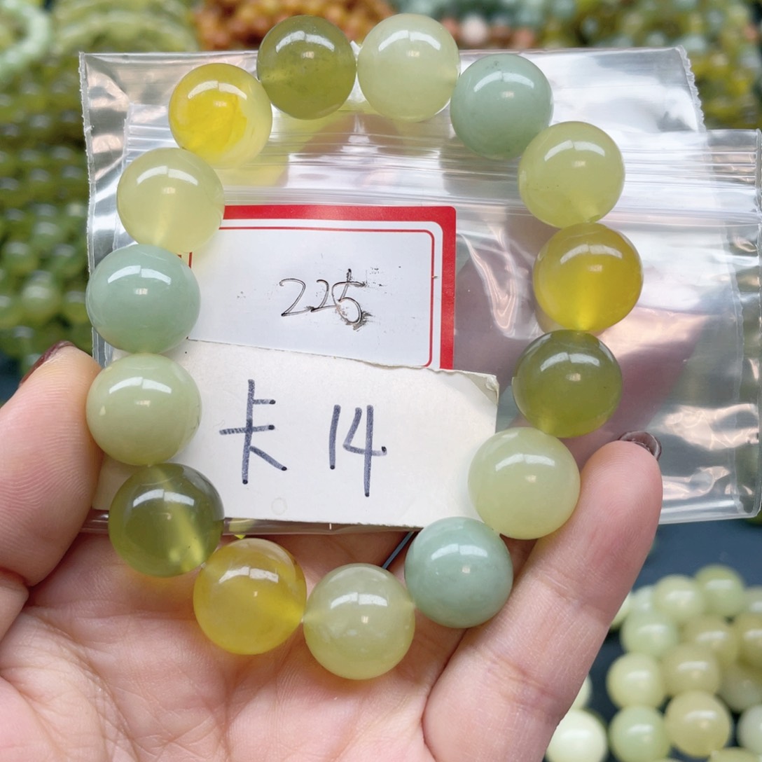 未镶嵌蛇纹石玉手串