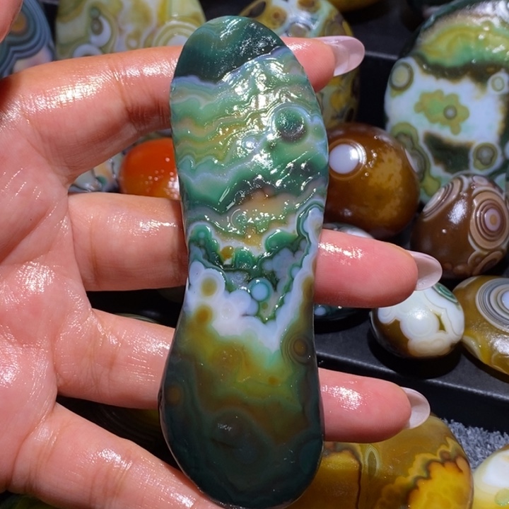 玛瑙/玉髓未镶嵌珠宝奇石19